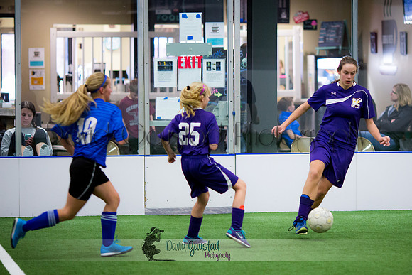 DeForest Norskies and Monona Grove indoor soccer