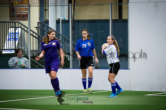 DeForest Norskies and Monona Grove indoor soccer