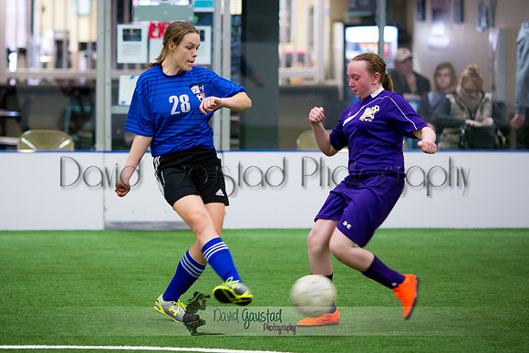 DeForest Norskies and Monona Grove indoor soccer
