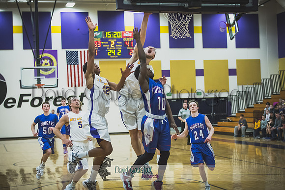 DeForest Boys Basketball vs Janesville Craig February 2016