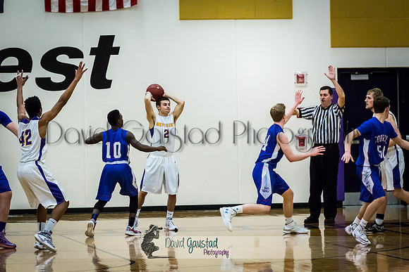 DeForest Boys Basketball vs Janesville Craig February 2016