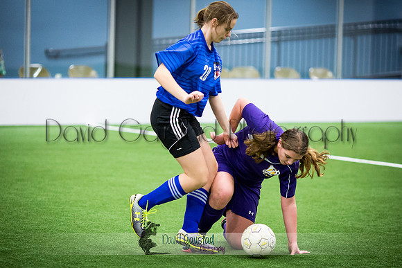 DeForest Norskies and Monona Grove indoor soccer