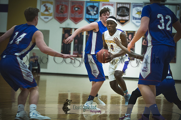 Corian Davis DeForest Boys Basketball vs Janesville Craig February 2016
