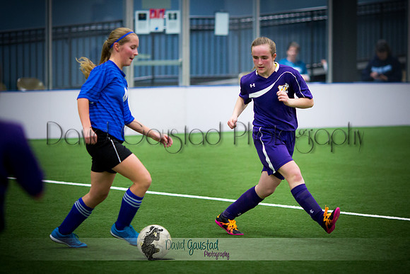 DeForest Norskies and Monona Grove indoor soccer