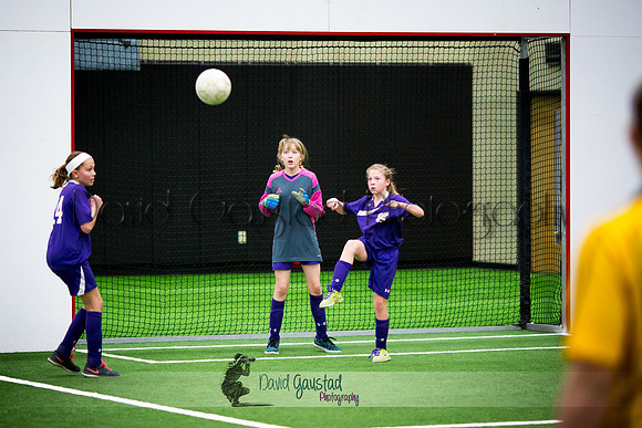 DeForest Norskies and Monona Grove indoor soccer