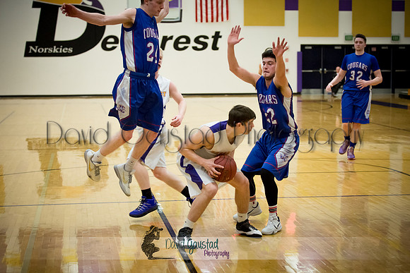DeForest Boys Basketball vs Janesville Craig February 2016