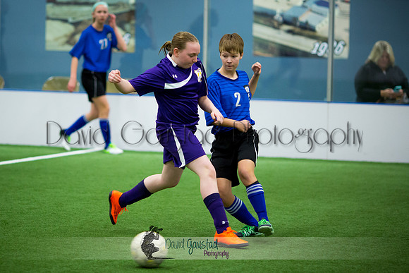 DeForest Norskies and Monona Grove indoor soccer
