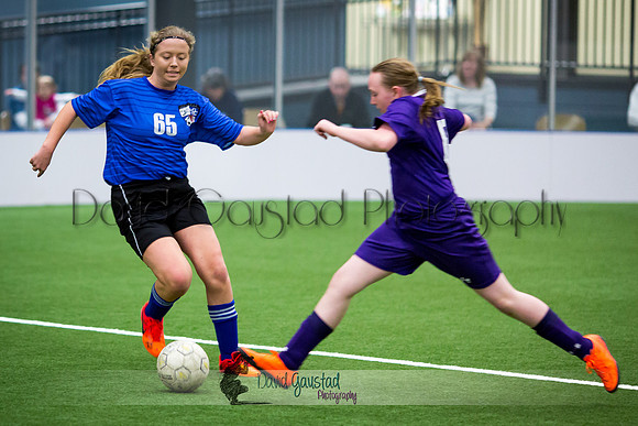 DeForest Norskies and Monona Grove indoor soccer