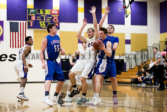 Jake Capstran DeForest Boys Basketball vs Janesville Craig February 2016