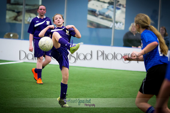 DeForest Norskies and Monona Grove indoor soccer