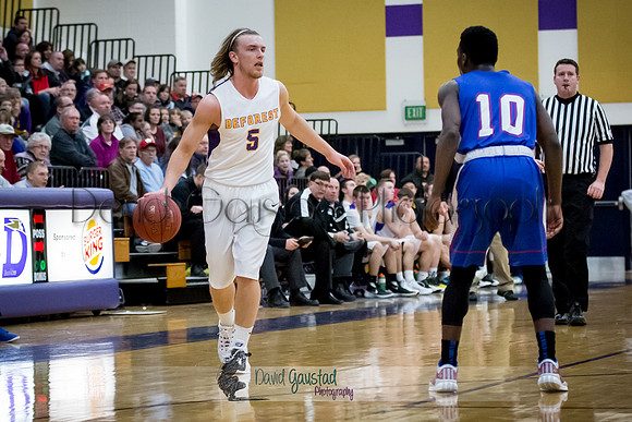Jadon Sackman DeForest Boys Basketball vs Janesville Craig February 2016