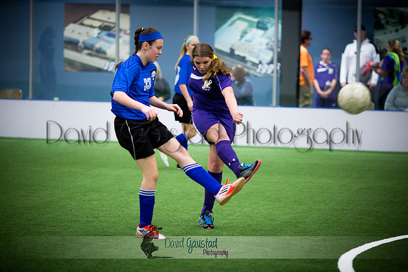 DeForest Norskies and Monona Grove indoor soccer