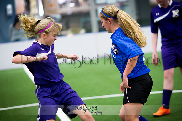 DeForest Norskies and Monona Grove indoor soccer