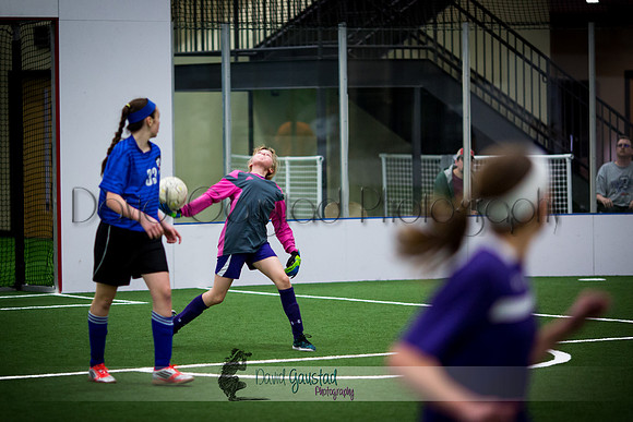DeForest Norskies and Monona Grove indoor soccer