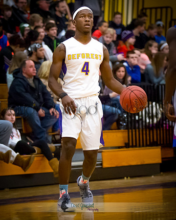 Corian Davis DeForest Boys Basketball vs Janesville Craig February 2016