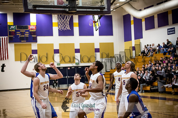DeForest Boys Basketball vs Janesville Craig February 2016