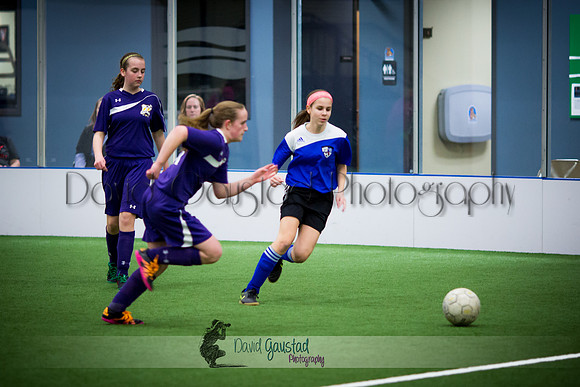 DeForest Norskies and Monona Grove indoor soccer