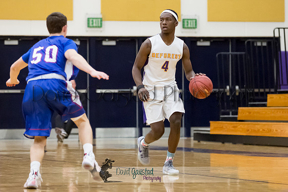 Corian Davis DeForest Boys Basketball vs Janesville Craig February 2016