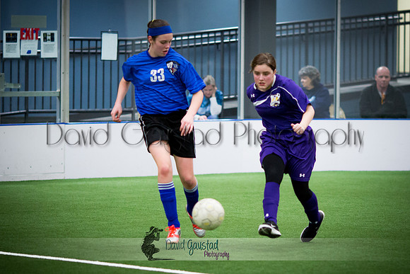 DeForest Norskies and Monona Grove indoor soccer