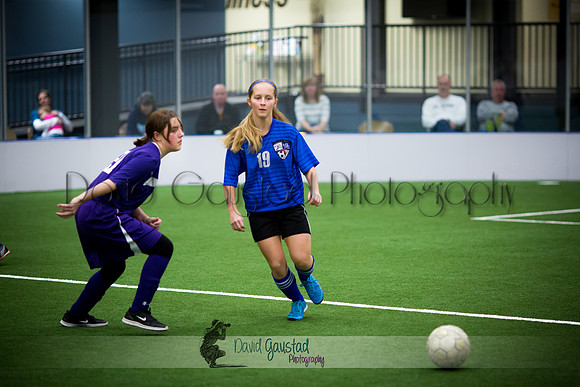 DeForest Norskies and Monona Grove indoor soccer