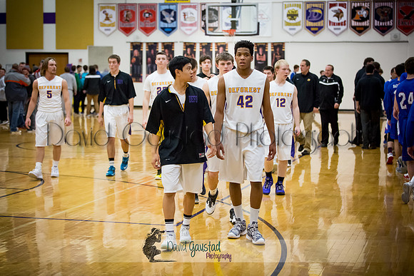 Andrew Stouffer-Lerch DeForest Boys Basketball vs Janesville Craig February 2016