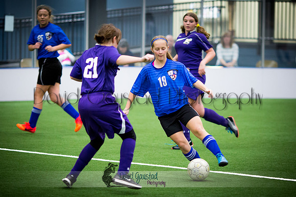 DeForest Norskies and Monona Grove indoor soccer