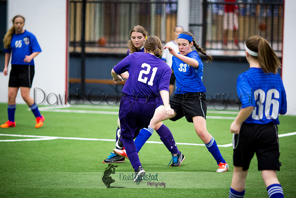 DeForest Norskies and Monona Grove indoor soccer