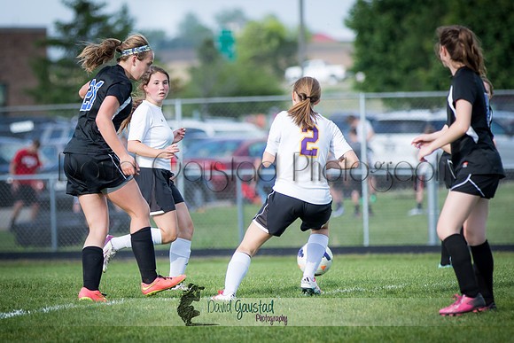 DeForest Girls JV Soccer vs Lodi on May 24th 2016
