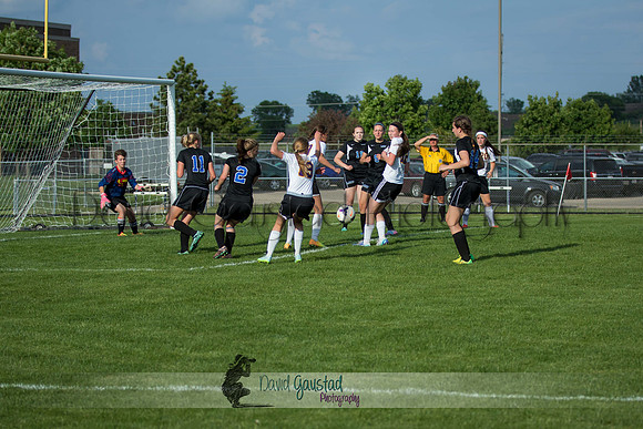 DeForest Girls JV Soccer vs Lodi on May 24th 2016