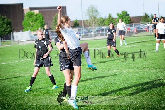DeForest Girls JV Soccer vs Lodi on May 24th 2016