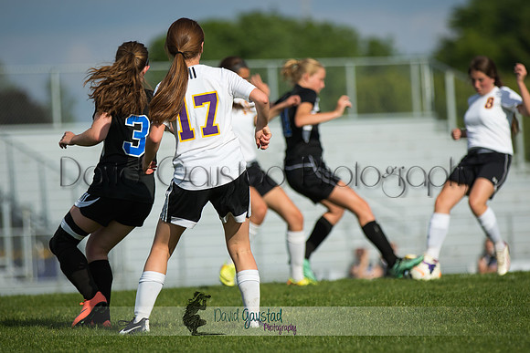 DeForest Girls JV Soccer vs Lodi on May 24th 2016