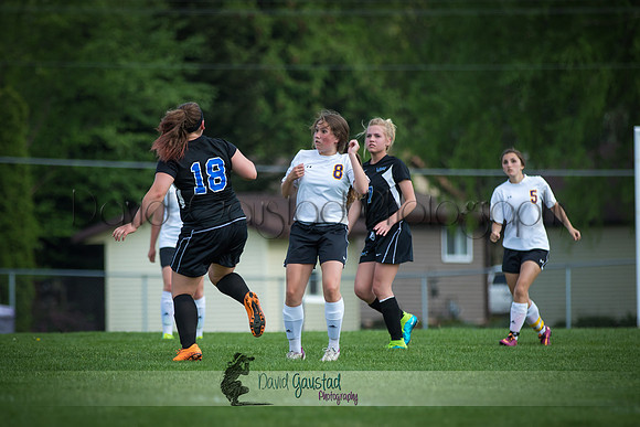 DeForest Girls JV Soccer vs Lodi on May 24th 2016