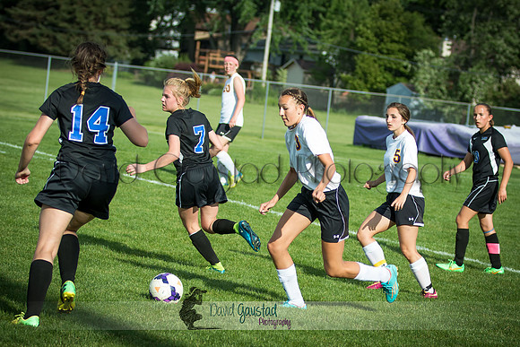 DeForest Girls JV Soccer vs Lodi on May 24th 2016