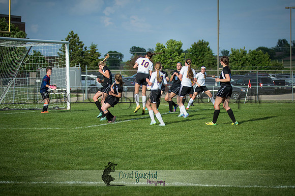 DeForest Girls JV Soccer vs Lodi on May 24th 2016