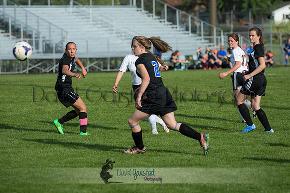 DeForest Girls JV Soccer vs Lodi on May 24th 2016