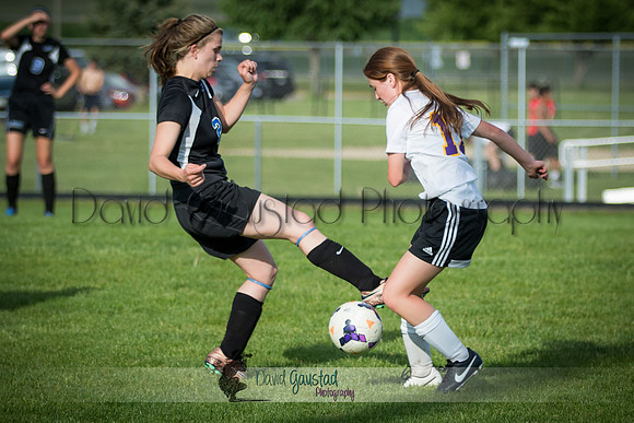 DeForest Girls JV Soccer vs Lodi on May 24th 2016