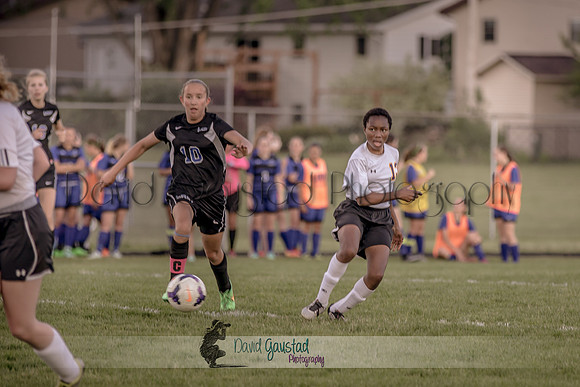 DeForest Girls JV Soccer vs Lodi on May 24th 2016