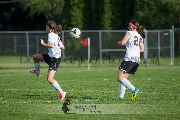DeForest Girls JV Soccer vs Lodi on May 24th 2016