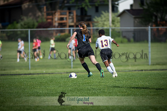 DeForest Girls JV Soccer vs Lodi on May 24th 2016