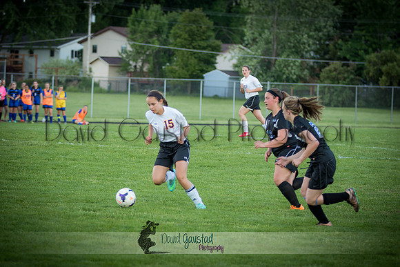 DeForest Girls JV Soccer vs Lodi on May 24th 2016