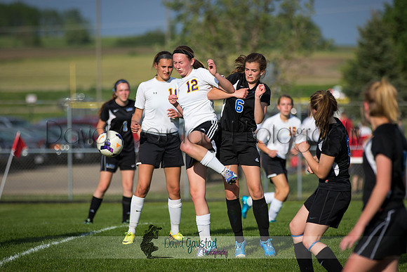 DeForest Girls JV Soccer vs Lodi on May 24th 2016