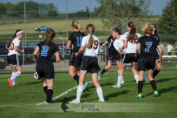 DeForest Girls JV Soccer vs Lodi on May 24th 2016