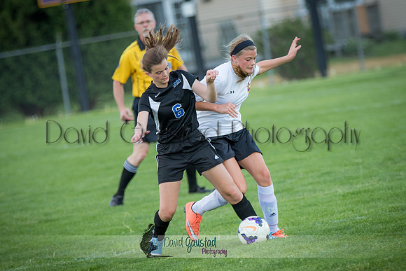 DeForest Girls JV Soccer vs Lodi on May 24th 2016