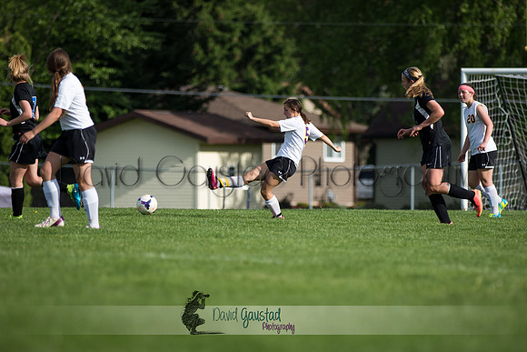 DeForest Girls JV Soccer vs Lodi on May 24th 2016
