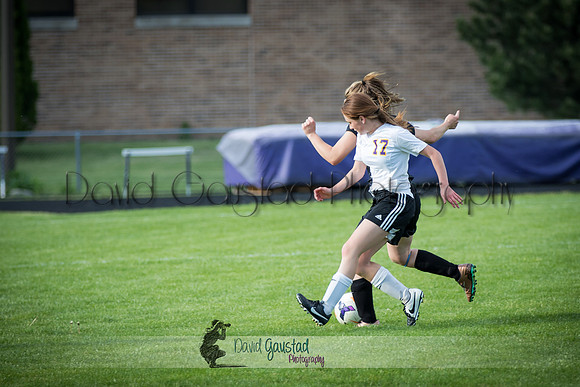 DeForest Girls JV Soccer vs Lodi on May 24th 2016
