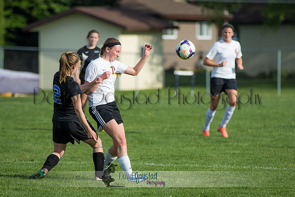 DeForest Girls JV Soccer vs Lodi on May 24th 2016