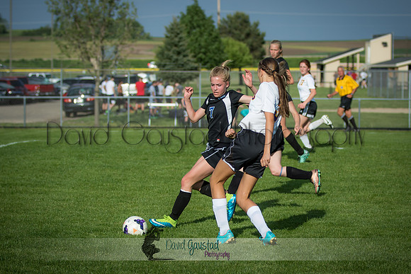 DeForest Girls JV Soccer vs Lodi on May 24th 2016