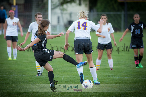 DeForest Girls JV Soccer vs Lodi on May 24th 2016
