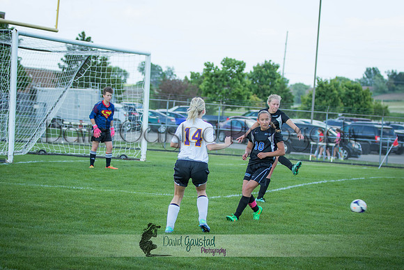 DeForest Girls JV Soccer vs Lodi on May 24th 2016