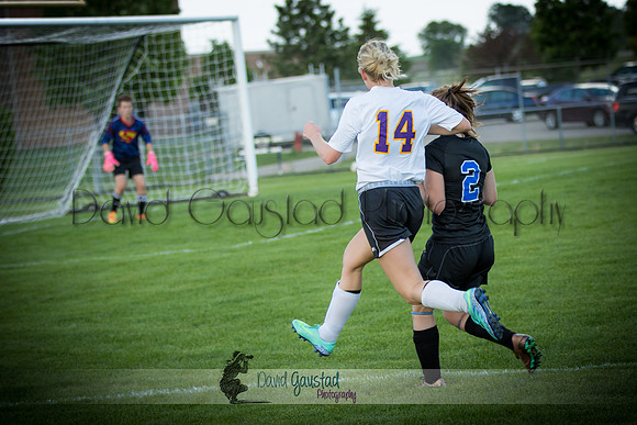 DeForest Girls JV Soccer vs Lodi on May 24th 2016